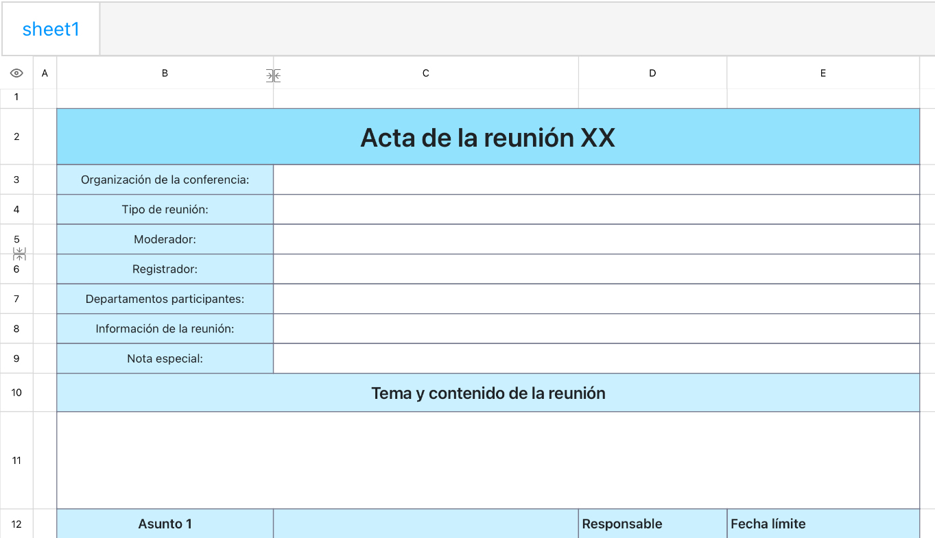 Acta de la reunión 1